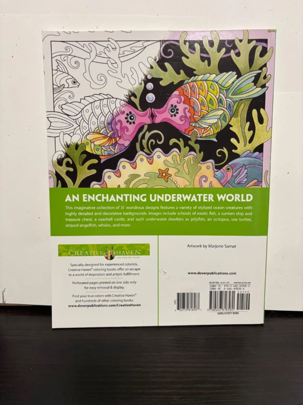 Sea Life Coloring Book